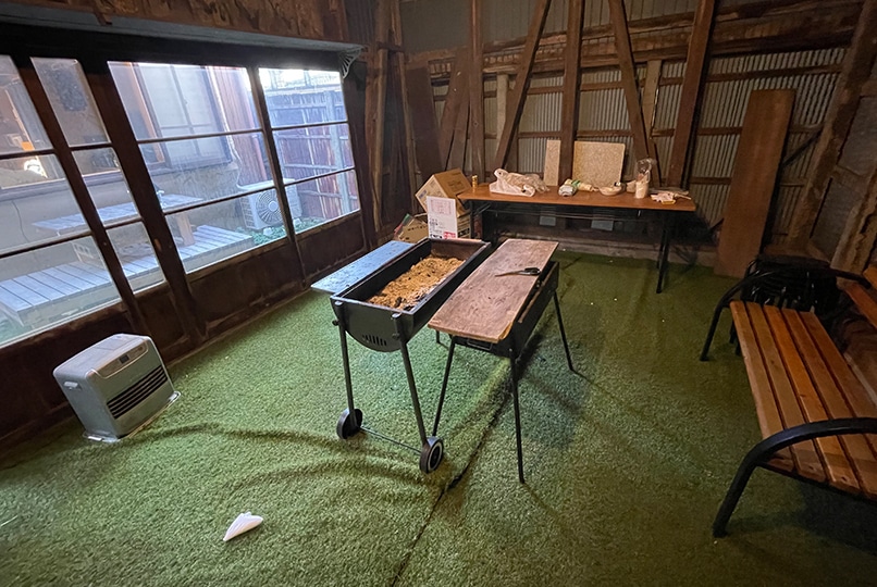 BBQ場